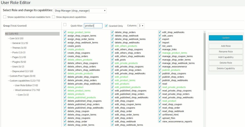 User Role Editor makes it super simple to manage various user roles and capabilities.
